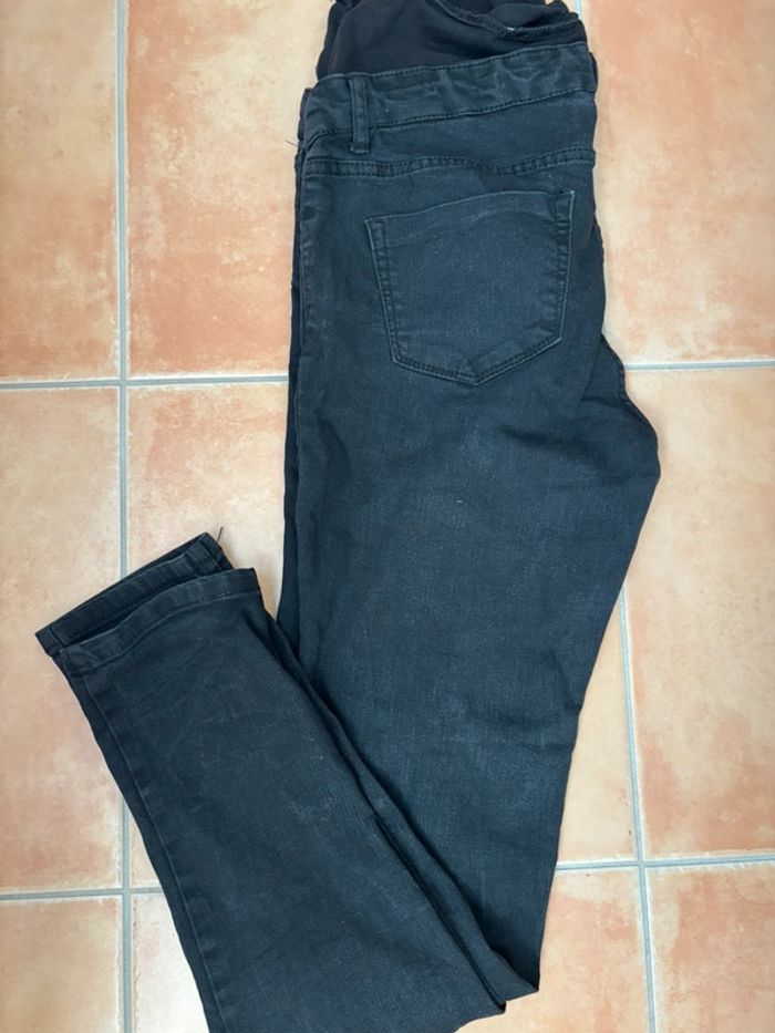 Jean grossesse noir Kiabi T40 - photo numéro 6