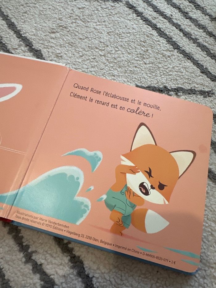 Livre des émotions Clement est en colère, Clement est gentil - photo numéro 3