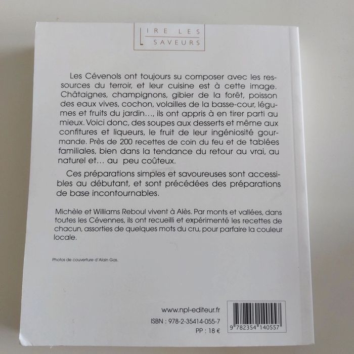 Livre - La Cuisine des Cévenols - photo numéro 2