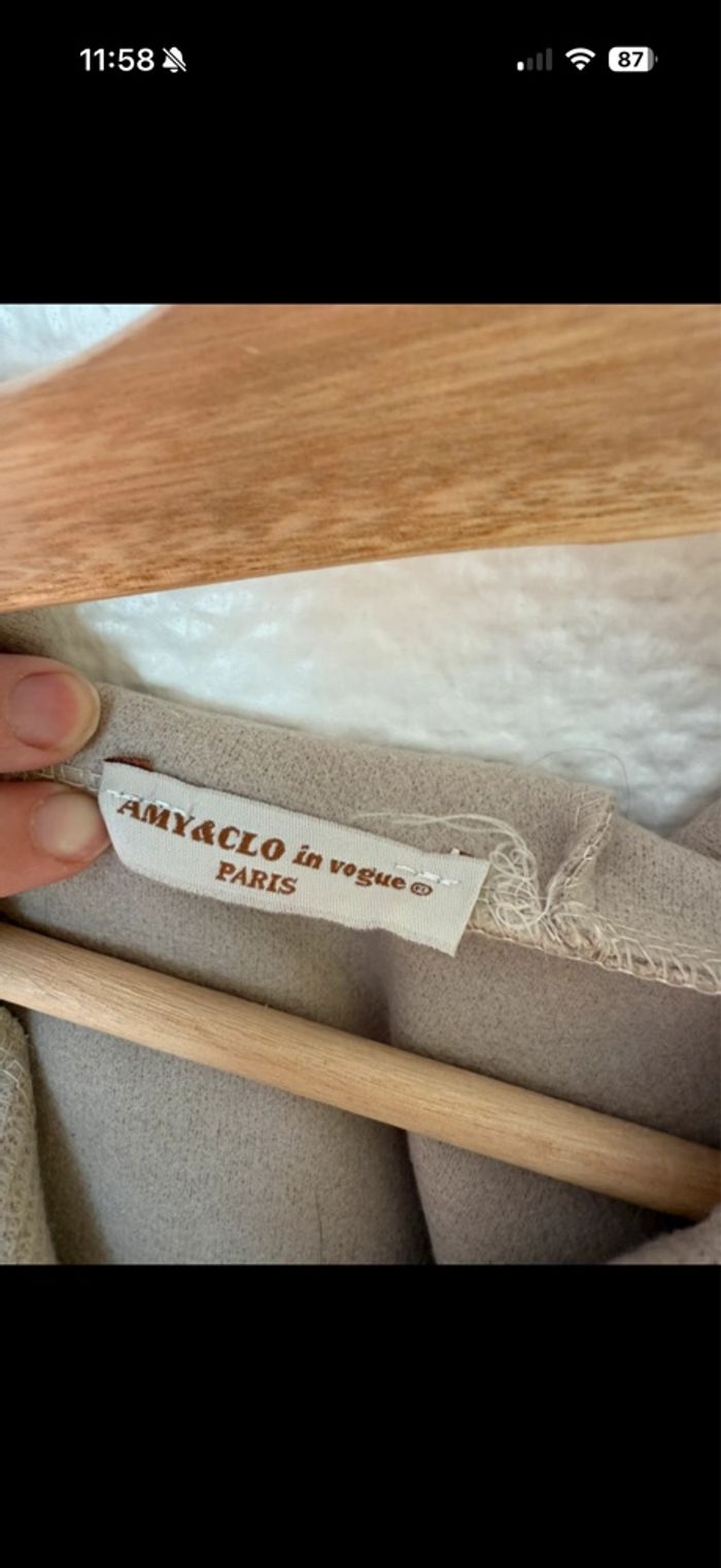 Veste à capuche beige - photo numéro 6