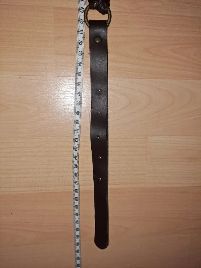 Ceinture tresse cuir synthetique - photo numéro 2
