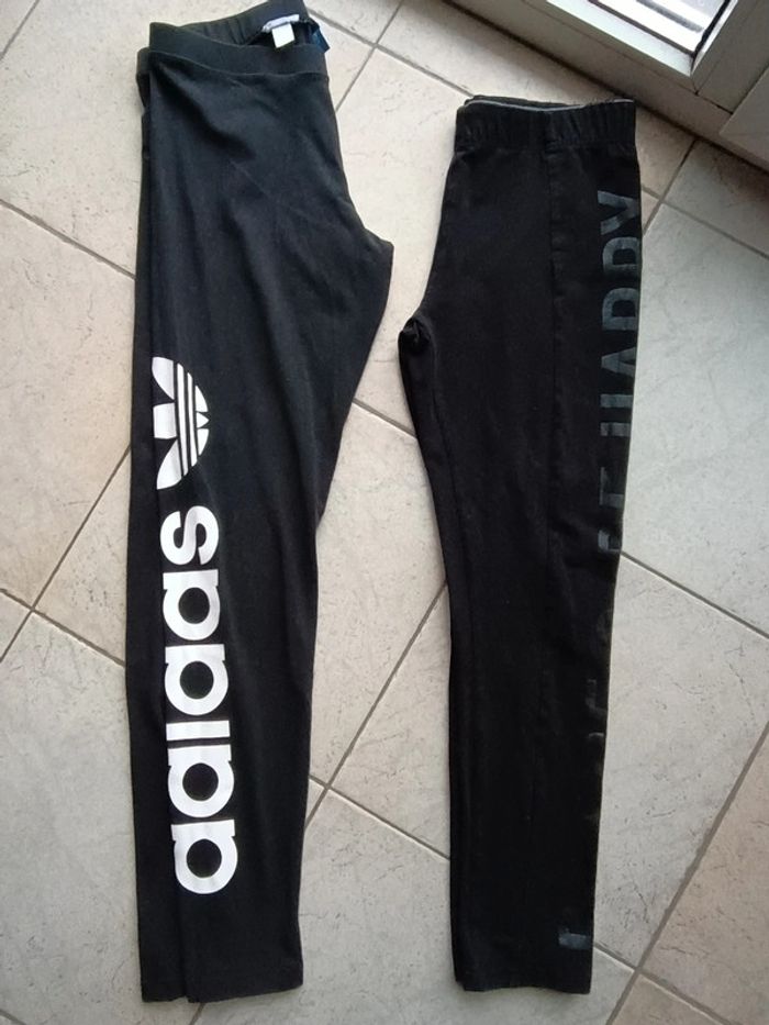 Lot de 2 leggings pour le sport - taille L - ADiDas/Ilico