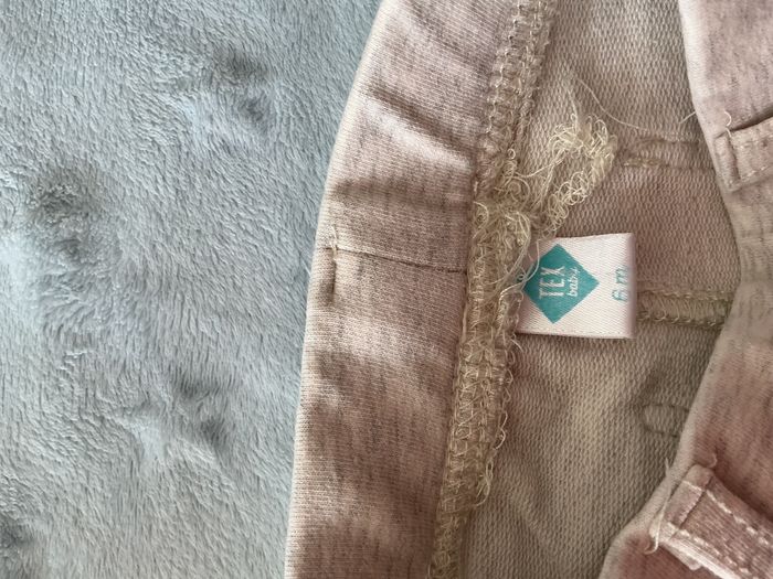 legging gris chiné tête de lapins sur le genoux 6 mois tex - photo numéro 8