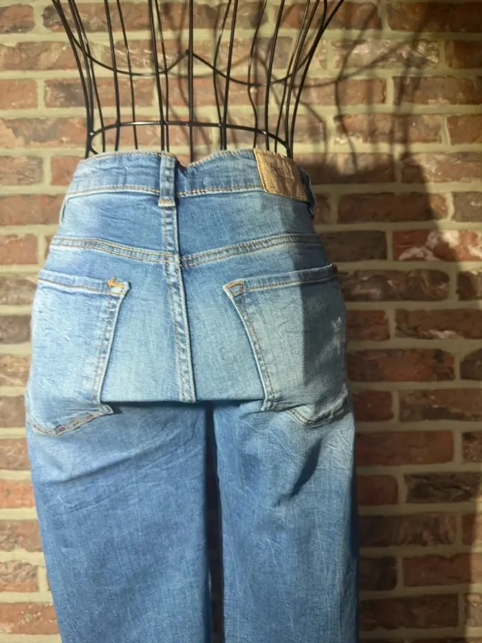 Jeans skinny bleu Bershka Taille S / 36 - photo numéro 11