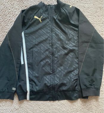 Veste, coup vent vintage puma logo brodé