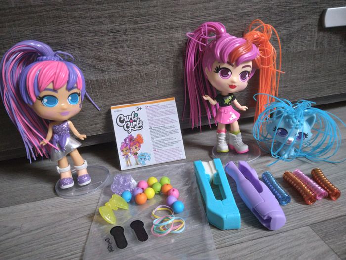 lot poupée curly girls