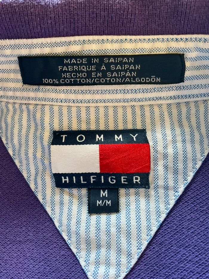 Polo violet pour homme Tommy Hilfiger taille M 020 - photo numéro 9