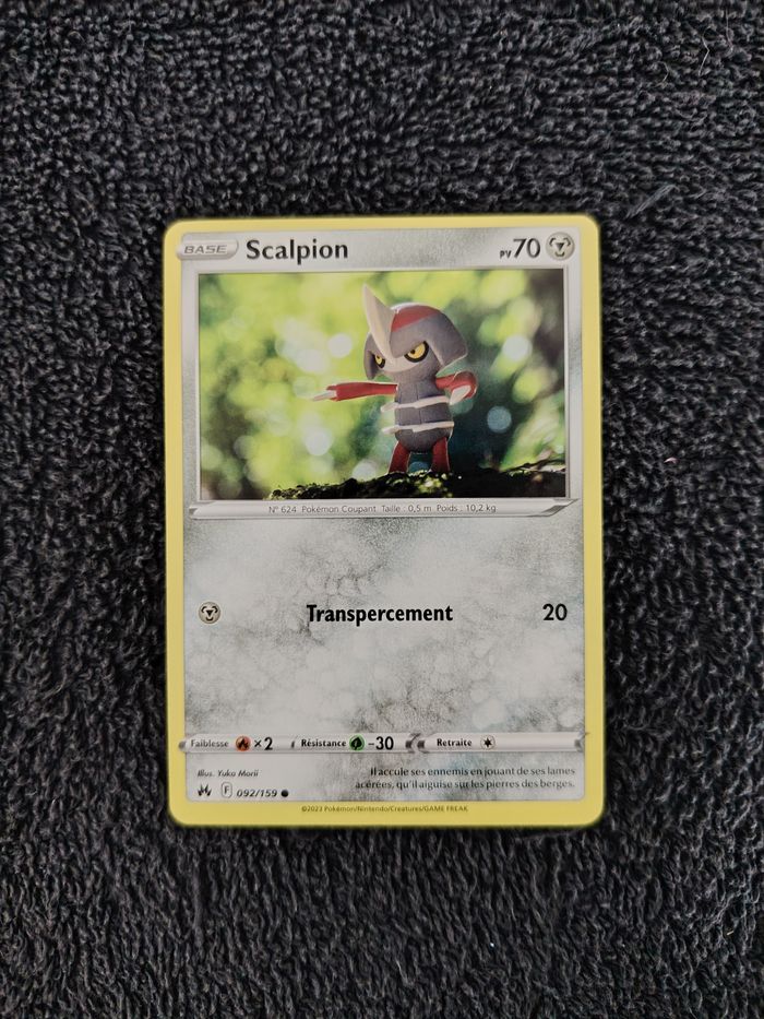 Carte pokémon Scalpion