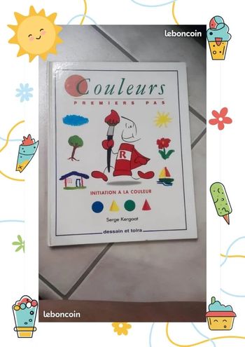 Livre  couleurs premiers pas serge kergoat