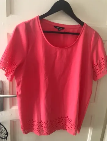 Tee shirt crêpe corail MS MODE t.40