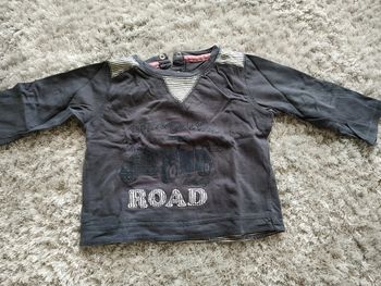 T-shirt manches longues bleu marine Vertbaudet 2 ans 86 cm