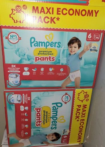 Couches pampers premium protection pants T6