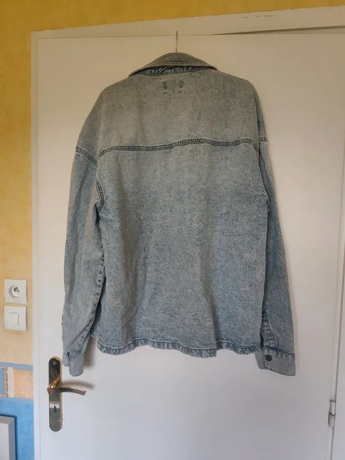 Veste en jean cropp L - photo numéro 4