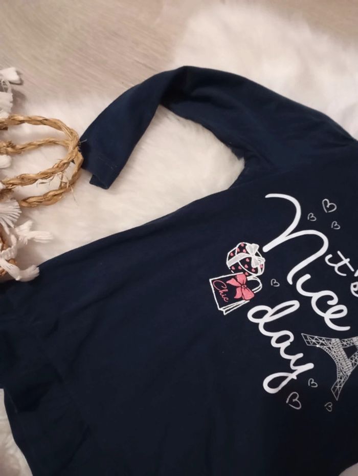 1€ Fagottino tunique robe courte marine 30 mois - photo numéro 4