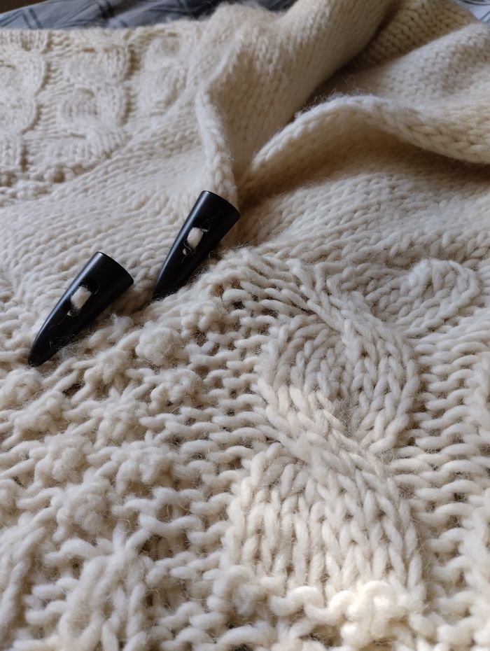 Poncho en laine H&M taille unique - photo numéro 6