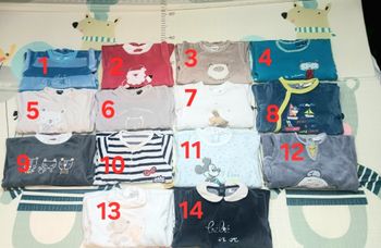 Lot 14 Pyjama bébé garçon 3-6M