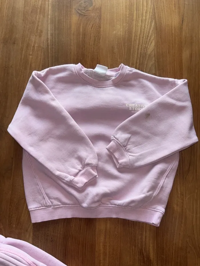 Ensemble jogging rose fille Zara 6 ans - photo numéro 5