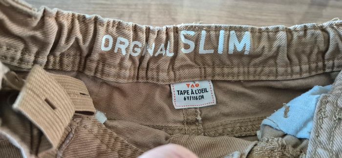 Bermuda short original slim tape à l œil 6 ans - photo numéro 2