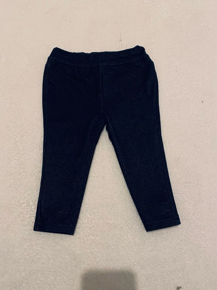 Legging pantalon TAO 9 mois • Bleu foncé • Confort & style – Très bon état