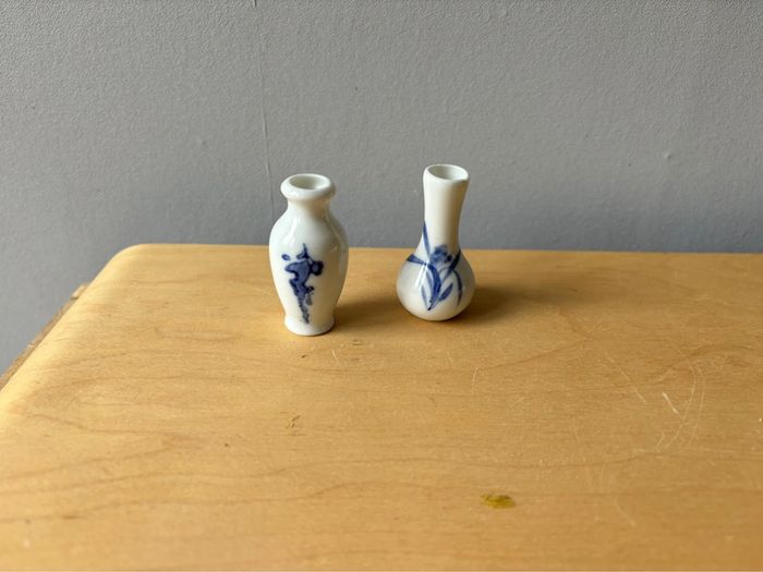 Lot vase miniature pour maison de poupée#style maileg