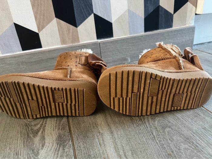 Bottes fourrees camel taille 23 - photo numéro 3