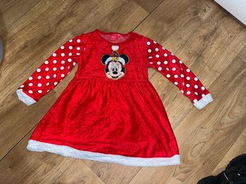 Robe et bonnet Minnie
