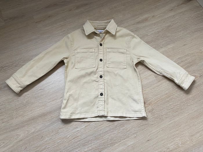 Veste chemise jean beige Vertbaudet - photo numéro 4