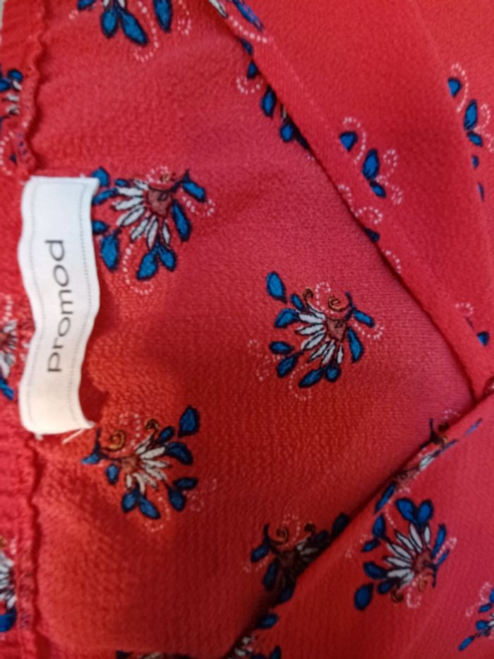 Combinaison short rouge à motifs - Idéal pour l'été ! - photo numéro 9