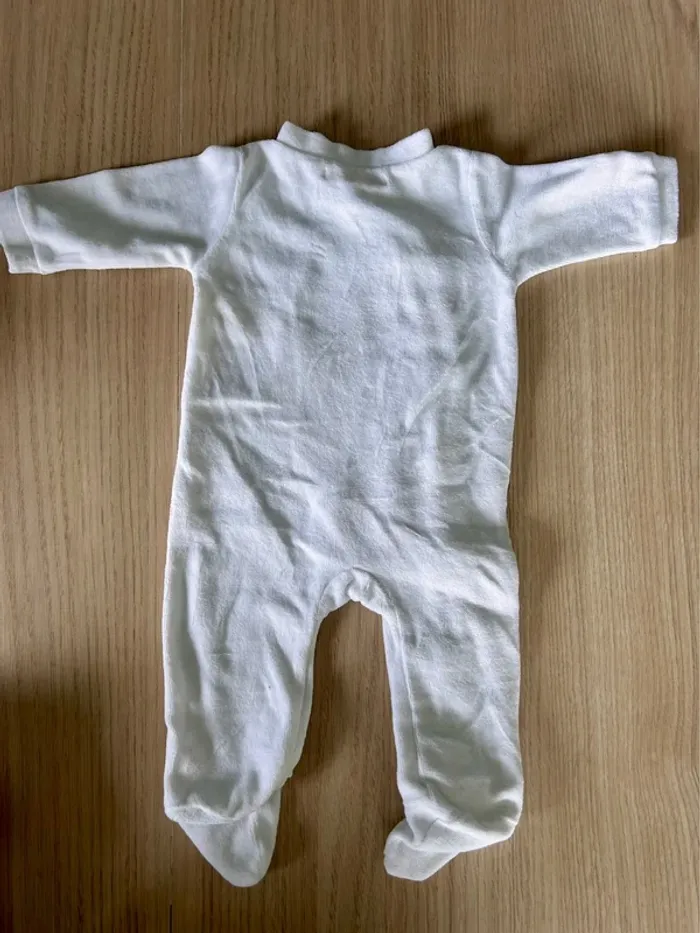 Pyjama blanc bébé - photo numéro 2