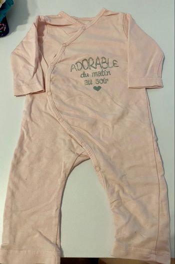 Pyjama sans pieds 6 mois