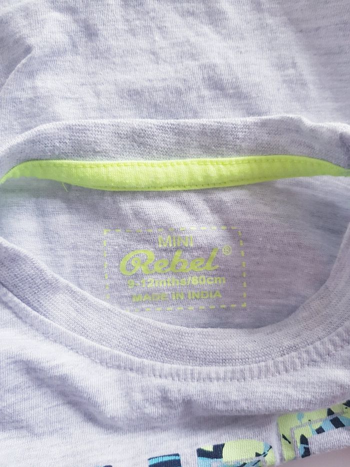 Primark - Lot de 3 tee-shirts manches courtes (12 mois) - photo numéro 4