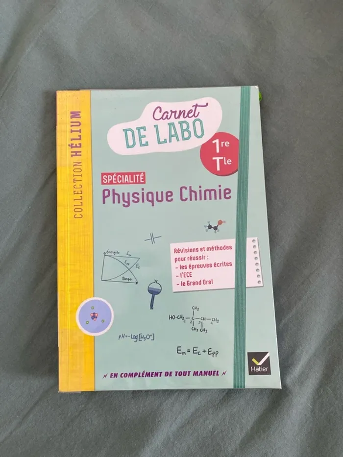 Carnet de labo physique chimie