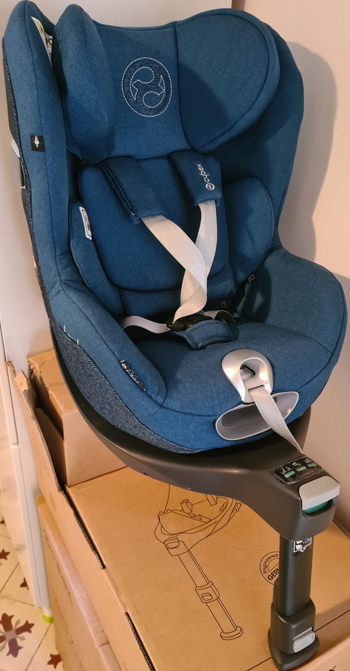 Ensemble Poussette+cosy+siège auto Cybex Turquoise - photo numéro 2