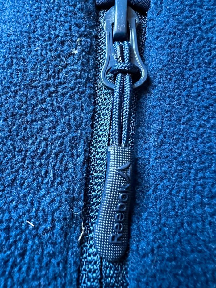 Veste polaire Reebok bleu marine à capuche – Taille XL - photo numéro 12