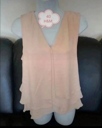 Débardeur fluide à volants femme.40