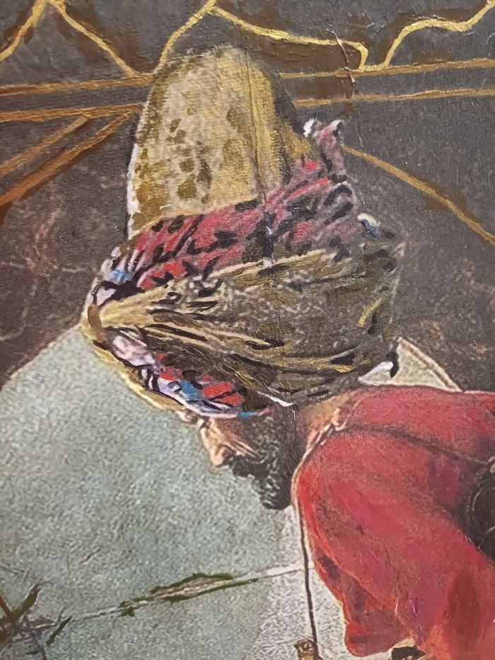 Tableau peint à la main.  80x60 cm - photo numéro 2