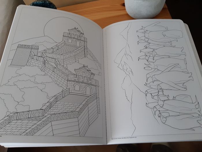 Livre de coloriage Merveilles du monde Harmonie Solar - photo numéro 5