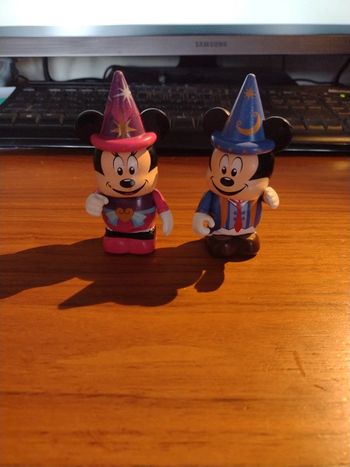 Mickey et Minnie vinylmation. 20eme anniversaire
