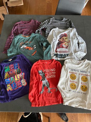 Lot de 7 T-shirts garçon 10 ans