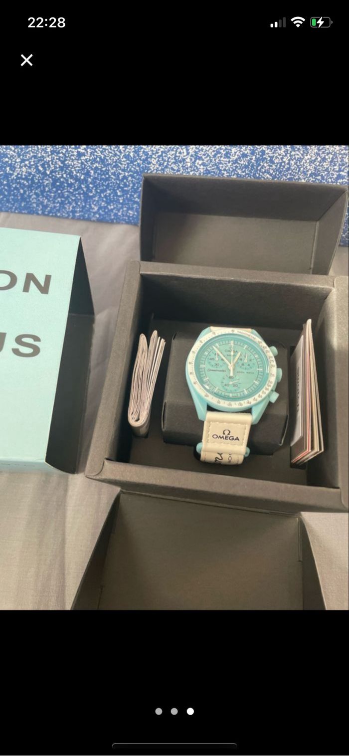 Montre Omega X swatch moonswatch mission to Uranus - photo numéro 3