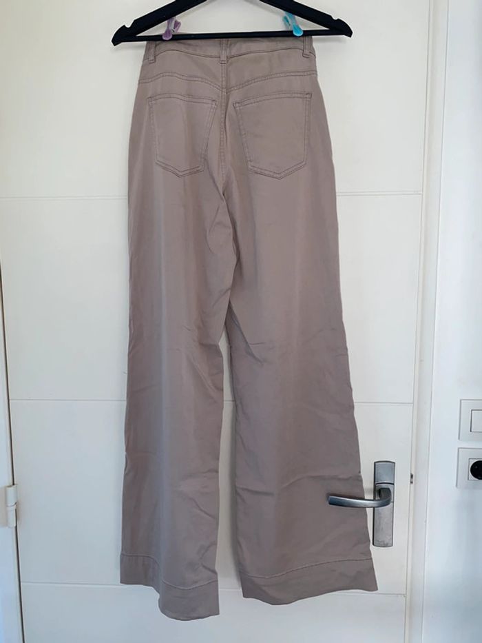 Pantalon droit taupe - photo numéro 3