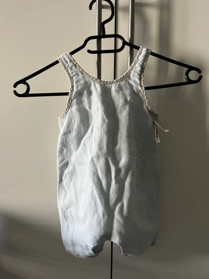 Salopette Burberry bleu enfant
