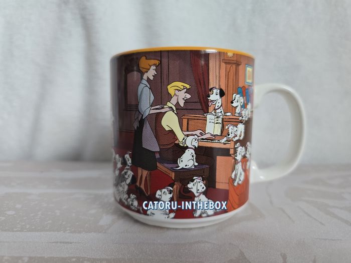 Tasse / Mug / Cup scène Disney Classics 101 Dalmatiens Pongo Perdita Dalmatians - photo numéro 1