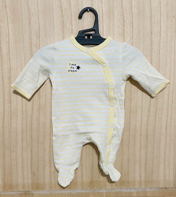 Pyjama / grenouillère, coton, mixte - 0 mois