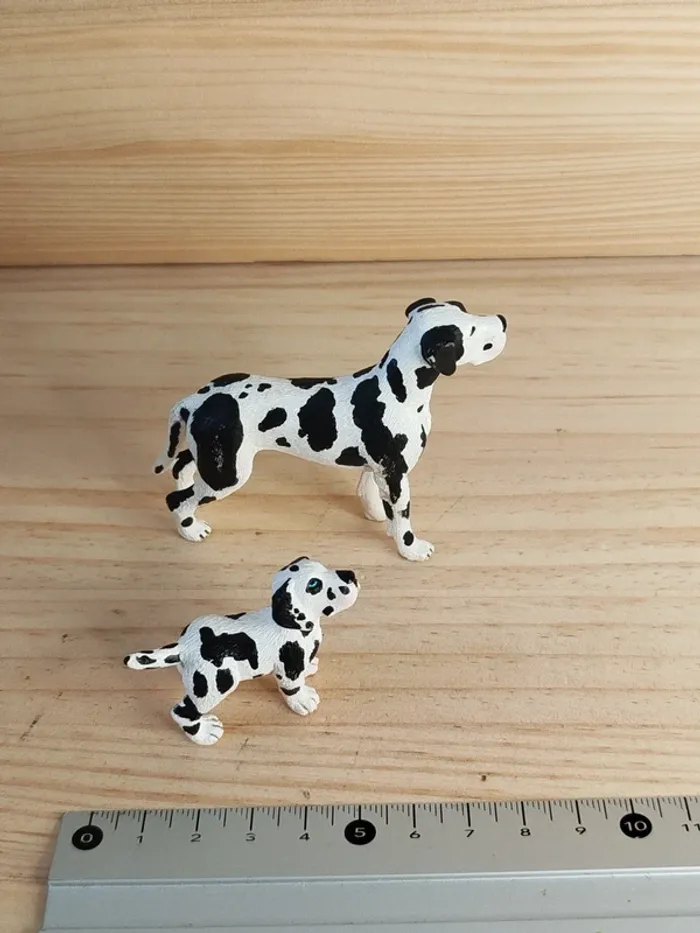 Schleich chien chiot dogue dalmatien Figurine animal de compagnie - photo numéro 6