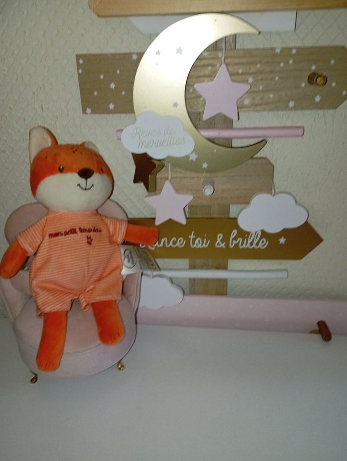Peluche renard mon petit renardeau mots d'enfants - photo numéro 2