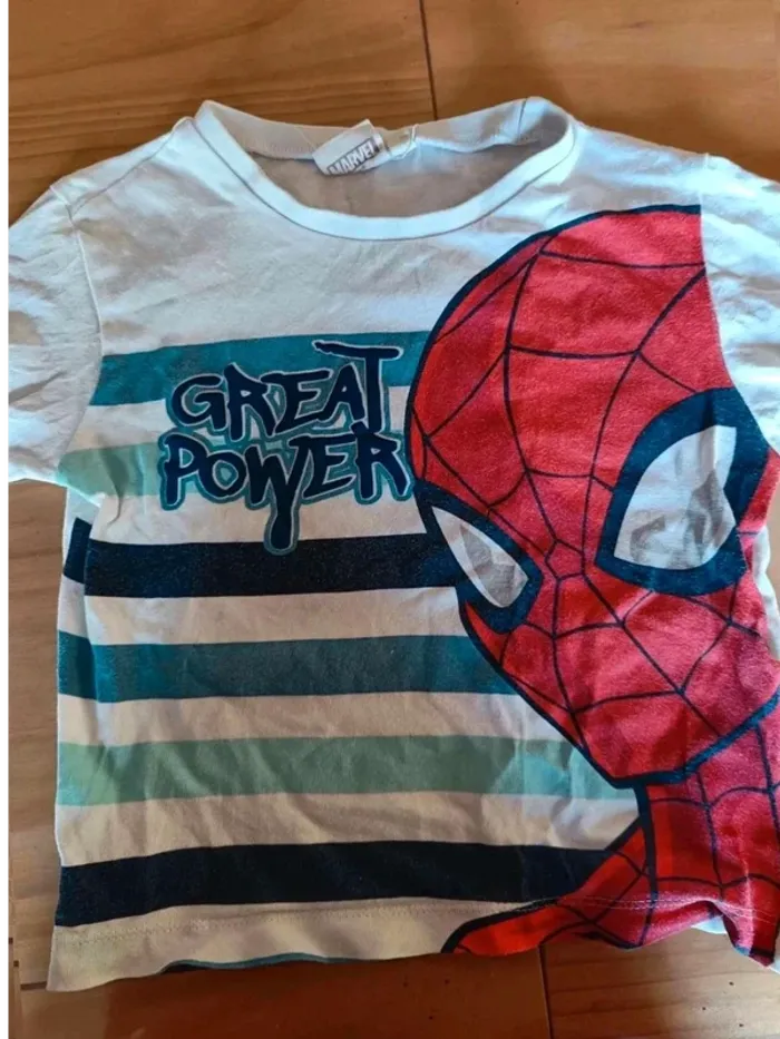 T shirt spiderman
