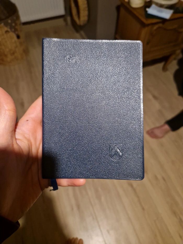 Carnet agenda vintage 1971