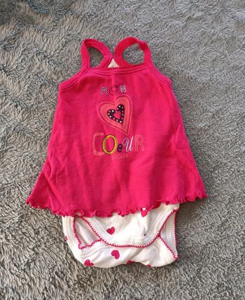 Bodie fines bretelles Absorba 3 mois