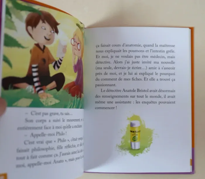Livre Les enquêtes d'Anatole Bristol : "Le gang des farceurs" (pour 9 ans et +) - photo numéro 3